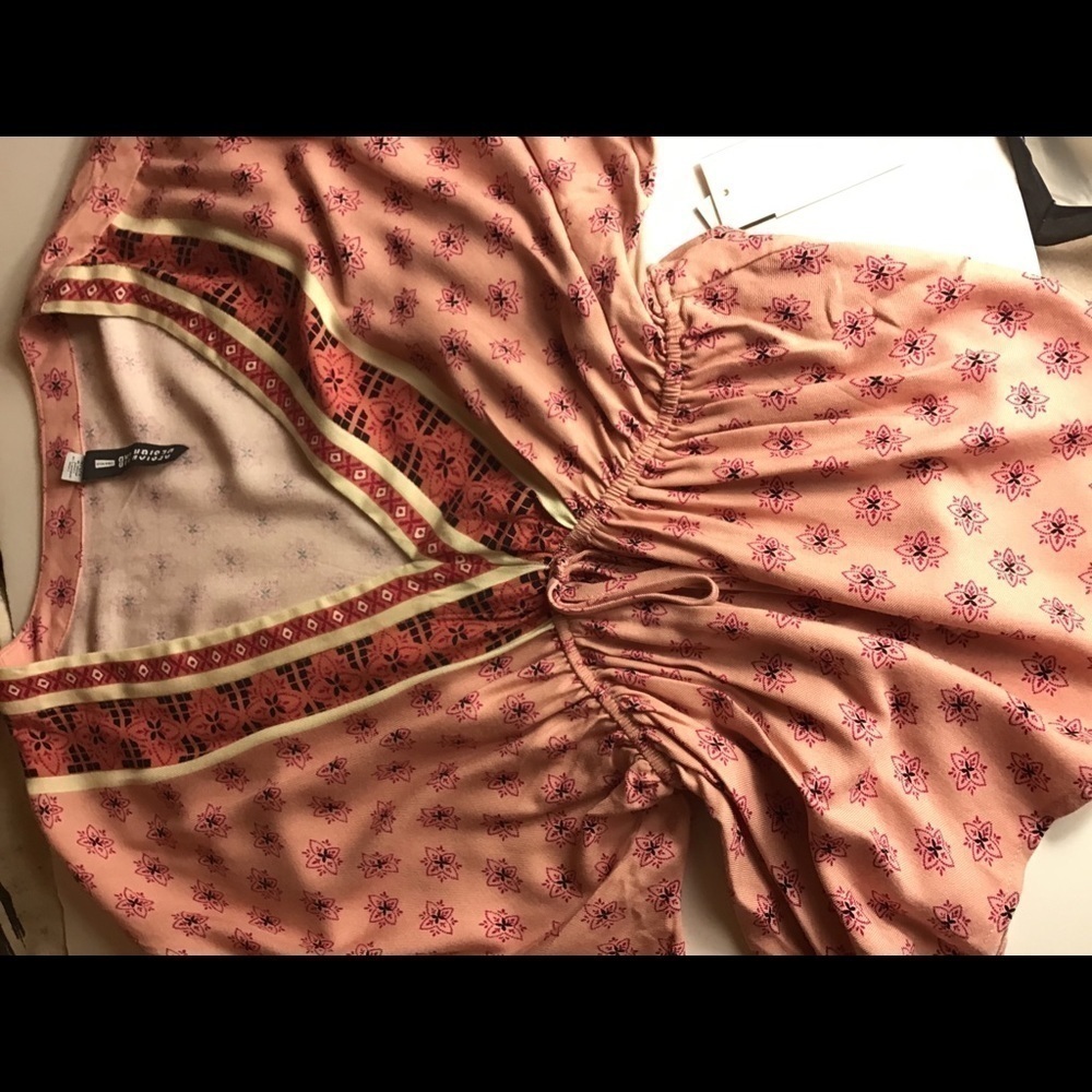 Design Lab Boho  Print Top Size XS - Picture 2 of 3